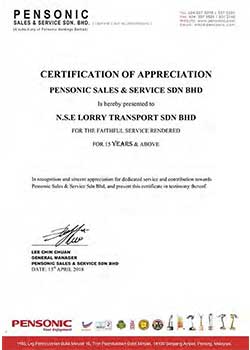 PENSONIC-CERTIFICATE